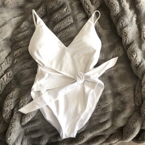 Isabella Rose Swimsuit White One Piece